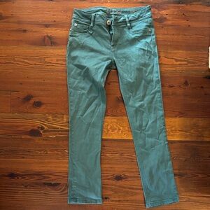 DL1961 Women's Green Straight Leg Jeans